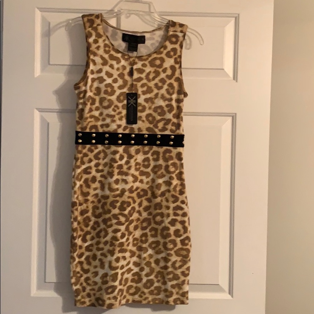 Kardashian Kollection Animal print dress
